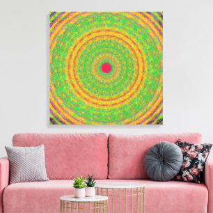 Toile Art du mandala de la mécanique quantique