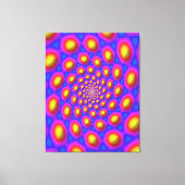 Toile Art du mandala de l'état propre quantique  (Recto)