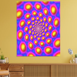 Toile Art du mandala de l'état propre quantique 