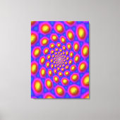 Toile Art du mandala de l'état propre quantique (Recto)