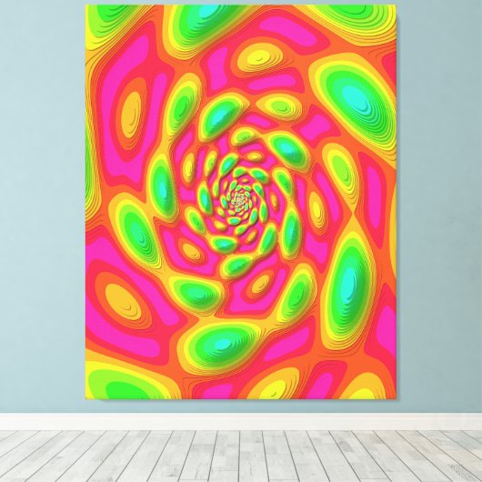 Toile Art du mandala de l'état propre quantique (Insitu (Plancher de Bois))