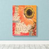 Toile Art du tournesol (Insitu (Plancher de Bois))