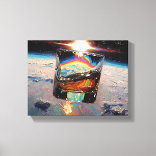 Toile Art du Whisky : Dans l'espace (Peinture n° 4)