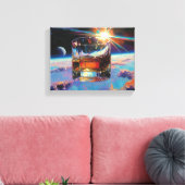 Toile Art du Whisky : Dans l'espace (Peinture n° 9) (Insitu(Salon))
