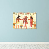 Toile Art égyptien antique (Insitu (Plancher de Bois))