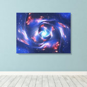 Toile ART ESPACE #18 Trou noir (Insitu (Plancher de Bois))