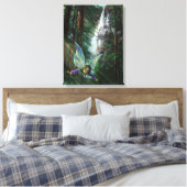Toile Art fantastique de fées et de châteaux (Insitu(Chambre))