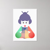 Toile Art féminin chinois (Recto)