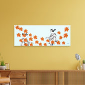 Toile Art : Feuille d'automne (Insitu(Salon))