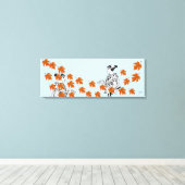 Toile Art : Feuille d'automne (Insitu (Plancher de Bois))