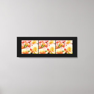 Toile Art Fleurs de Chute