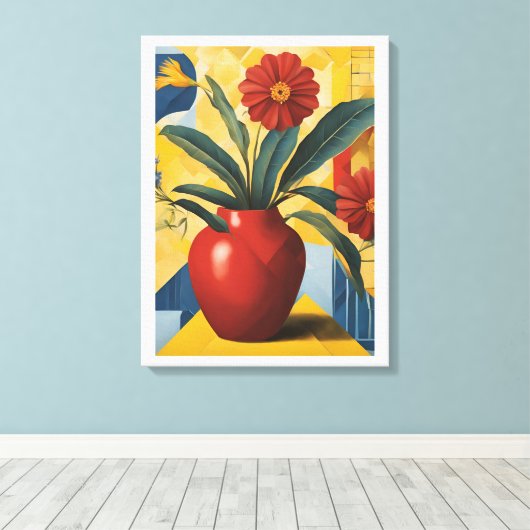 Toile Art floral (Insitu (Plancher de Bois))