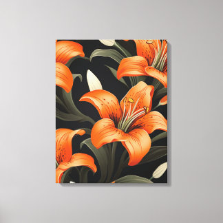 TOILE ART FLORAL #1
