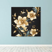 TOILE ART FLORAL #2 (Insitu (Plancher de Bois))