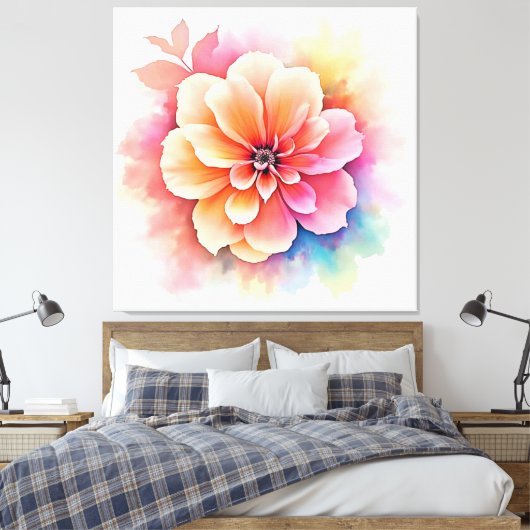Toile Art floral dévoilé (Insitu(Chambre))