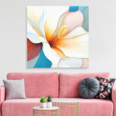 Toile Art floral texturé élégant (Insitu(Salon))