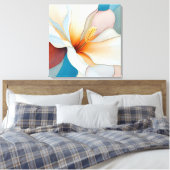 Toile Art floral texturé élégant (Insitu(Chambre))