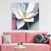 Toile Art floral texturé élégant (Insitu(Salon))