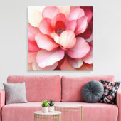Toile Art floral texturé élégant (Insitu(Salon))