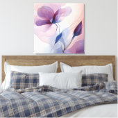 Toile Art floral texturé élégant (Insitu(Chambre))