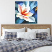 Toile Art floral texturé élégant (Insitu(Chambre))