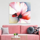 Toile Art floral texturé élégant (Insitu(Salon))