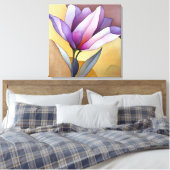 Toile Art floral texturé élégant (Insitu(Chambre))