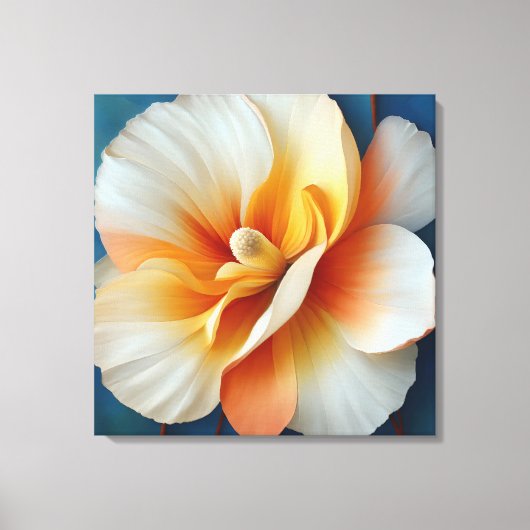 Toile Art floral texturé élégant (Recto)