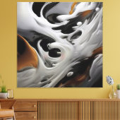 Toile Art fluide de luxe (Insitu(Salon))