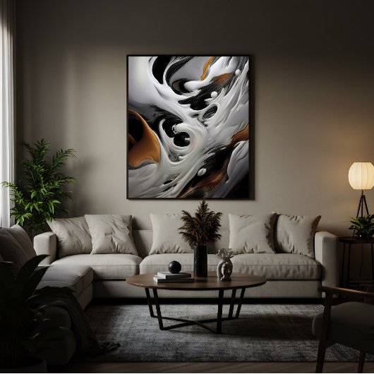 Toile Art fluide de luxe