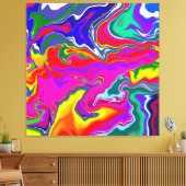 Toile Art fluvial de la rivière Rainbow (Insitu(Salon))