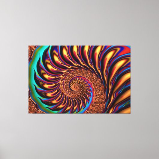 Toile Art fractal 47 (Recto)