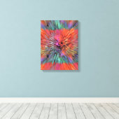 Toile Art fractal de supernova arc-en-ciel (Insitu (Plancher de Bois))