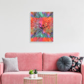 Toile Art fractal de supernova arc-en-ciel (Insitu(Salon))