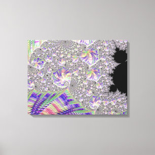 Toile Art fractal psychédélique funky trippy groovy