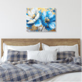 Toile Art géométrique Abstrait - Acrylique texturé (Insitu(Chambre))