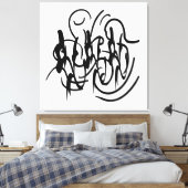 Toile Art géométrique moderne abstrait (Insitu(Chambre))