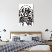 Toile ART GRAPHIQUE DE MUR DE GANÈSE DE 2PI x 3PI (Insitu(Chambre))