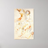 TOILE ART - HARRIET DAVIDSOHN - UNE ÉTUDE : MÈRE ENFANTS (Recto)