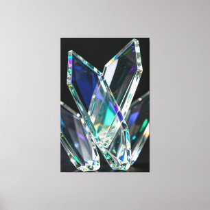 Toile Art imprimé moderne abstrait prisme cristal Luxe