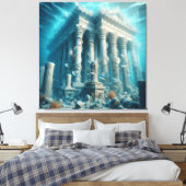 Toile Art inspiré Atlantis (Insitu(Chambre))