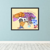 Toile Art It's Official Bear #033c - A MichaelsonEffect (Insitu (Plancher de Bois))