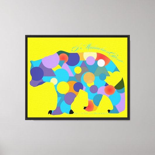 Toile Art It's Official Bear #033f - A MichaelsonEffect (Recto)