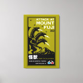 Toile Art japonais Kaiju (Recto)