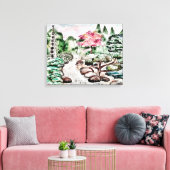 Toile Art Jardin Japonais (Insitu(Salon))