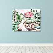 Toile Art Jardin Japonais (Insitu (Plancher de Bois))