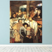 TOILE ART JUIF - GOTTLIEB - CONGRÉGATION PRIER DES DONS (Insitu (Plancher de Bois))