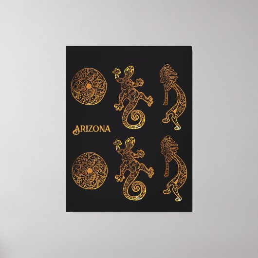 Toile Art Kokopelli (Recto)