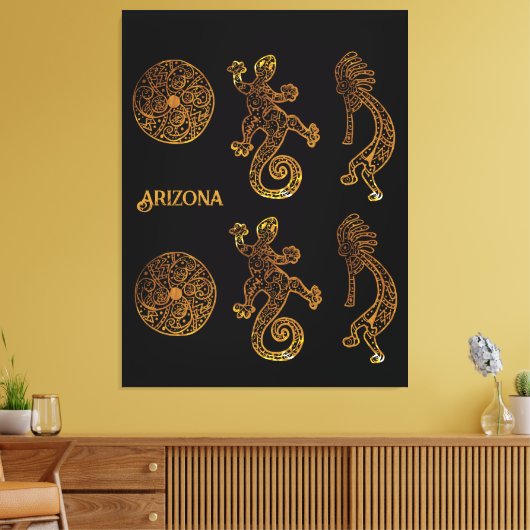 Toile Art Kokopelli (Insitu(Salon))