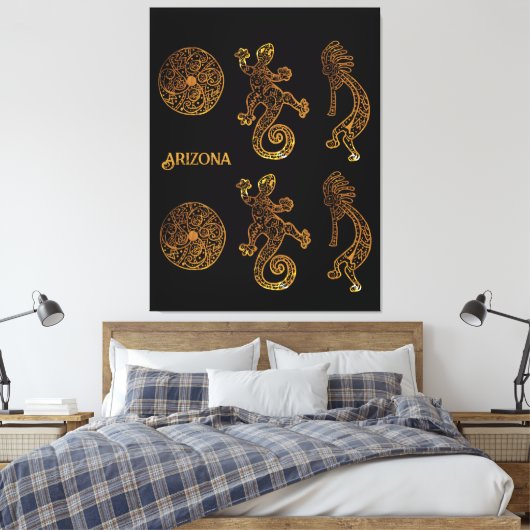 Toile Art Kokopelli (Insitu(Chambre))
